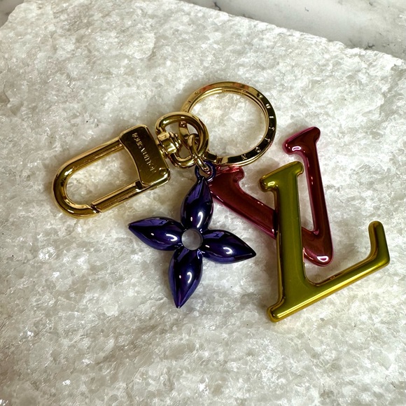 EUC Louis Vuitton Multicolor New Wave Bag Charm Key Holder - Picture 11 of 17